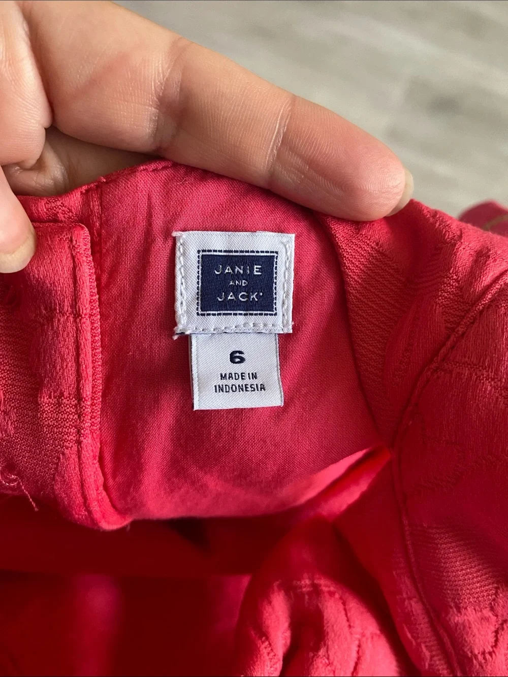 Janie and Jack sleeveless coral